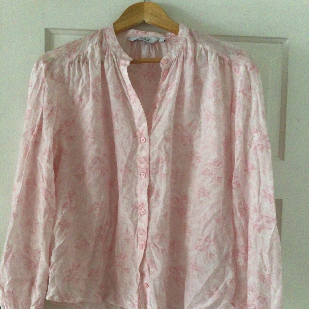 & other stories silk blouse